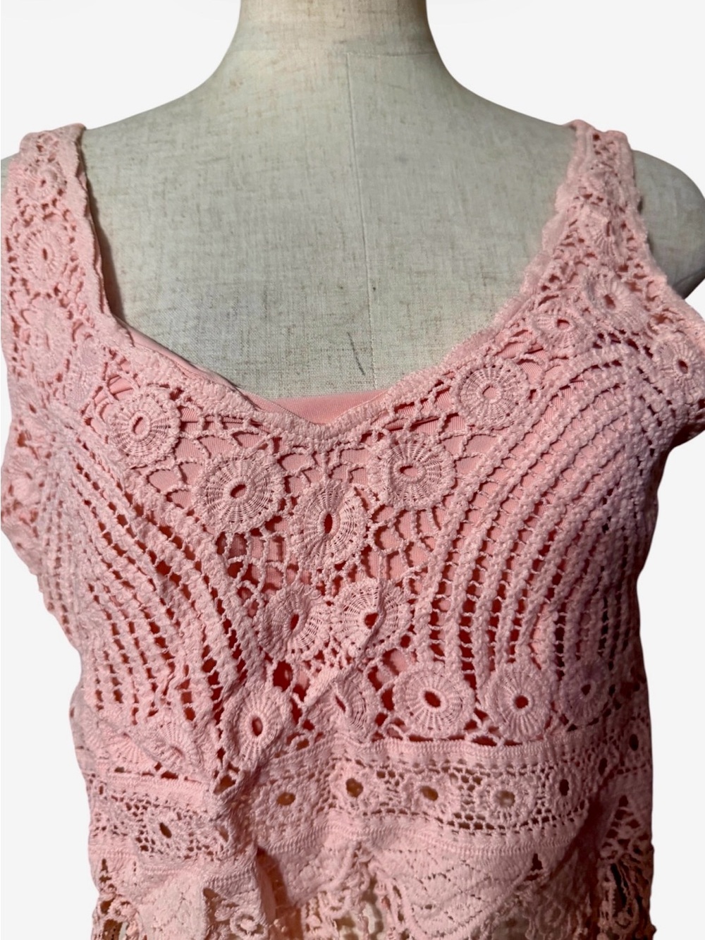 SHEIN Soft Peach Knit Top
